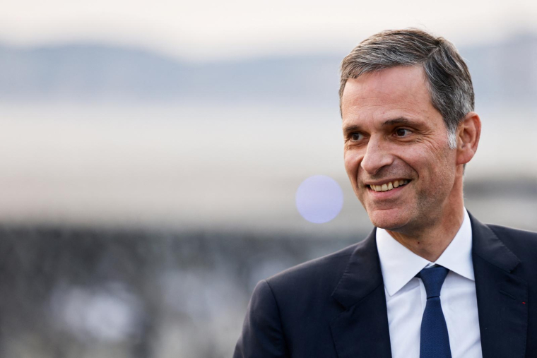 Rodolphe Saadé à Marseille, le 27 juin 2023. ( POOL / LUDOVIC MARIN )
