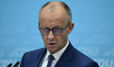 Friedrich Merz, à Berlin, le 27 juillet 2026 ( AFP / JOHN MACDOUGALL )
