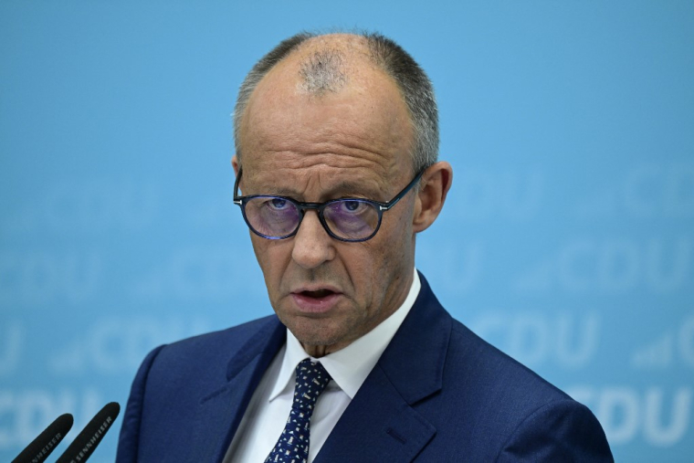 Friedrich Merz, à Berlin, le 27 juillet 2026 ( AFP / JOHN MACDOUGALL )