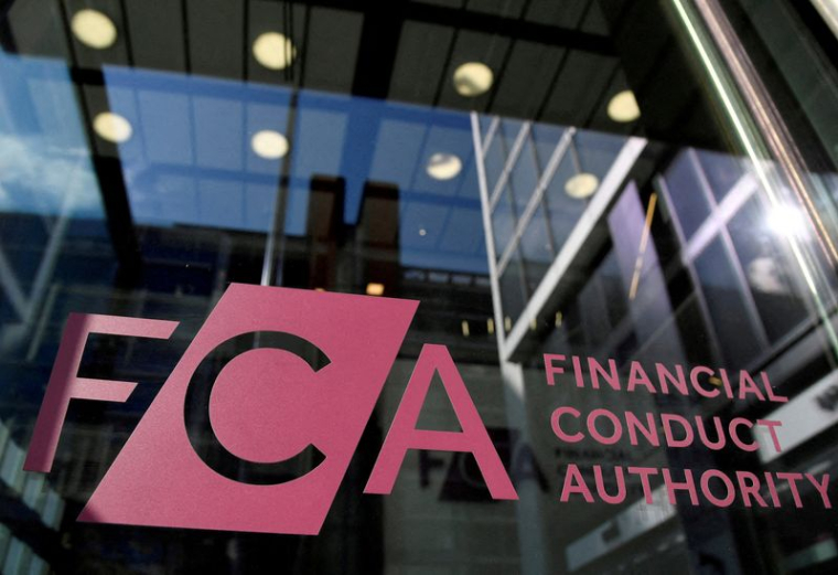Enseigne de la Financial Conduct Authority (FCA)