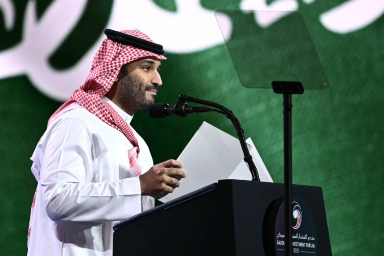 Mohammed ben Salmane à Riyad le 13 mai 2025. ( AFP / BRENDAN SMIALOWSKI )