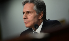 Antony Blinken à Washington, aux États-Unis, le 23 mars 2023. ( AFP / JIM WATSON )