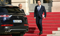 Le nouveau Premier ministre français, Sébastien Lecornu, quitte le Palais Bourbon, à Paris, le 11 septembre 2025 ( AFP / Bertrand GUAY )