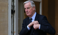 Michel Barnier à Paris, le 21 novembre 2024. ( AFP / THOMAS SAMSON )