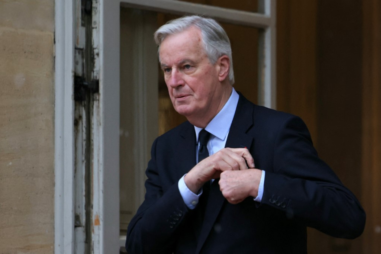 Michel Barnier à Paris, le 21 novembre 2024. ( AFP / THOMAS SAMSON )