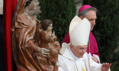 Photo d'archives du pape émérite Benoît XVI, prédécesseur du pape François