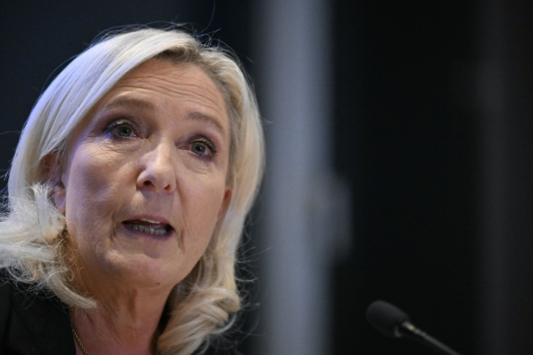 Marine Le Pen le 14 octobre 2026 ( AFP / NICOLAS TUCAT )