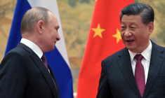 Vladimir Poutine et Xi Jinping, à Pékin, le 4 février 2022 ( Sputnik / ALEXEI DRUZHININ )