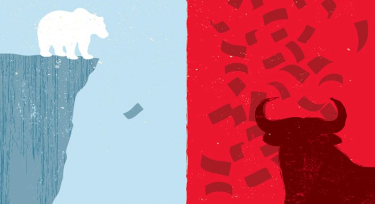 Les spécialistes d'Aurel BGC voient plutôt le CAC 40 rebondir d'ici un an, mais modestement. (© OTA Photos)