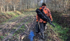 Un chasseur dans la forêt de Ferrières, à Pontcarré