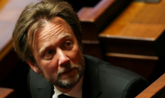 Le chef des députés socialistes Boris Vallaud à l'Assemblée nationale, le 31 mars 2026 ( AFP / Anne-Christine POUJOULAT )