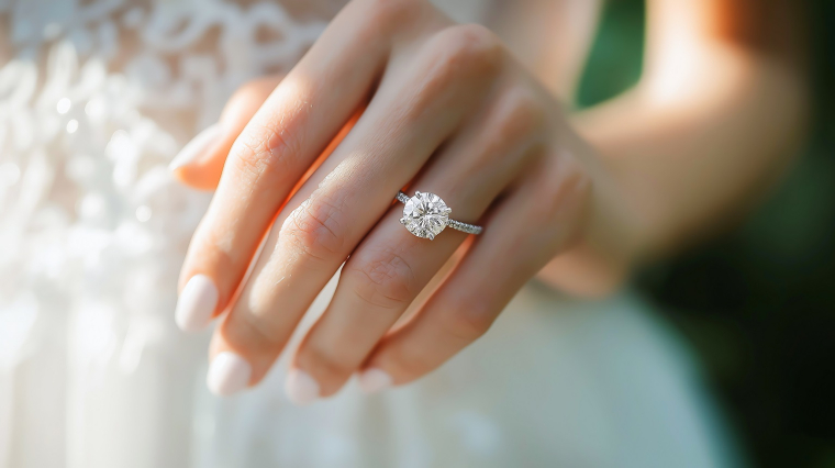 42% des Français déclare vouloir acheter un diamant «au moins une fois dans leur vie». (crédit : Adobe Stock / photo générée par IA)