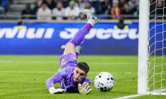 OL-Lens : Robin Risser soulagé d'avoir pu se rattraper sur les tirs au but