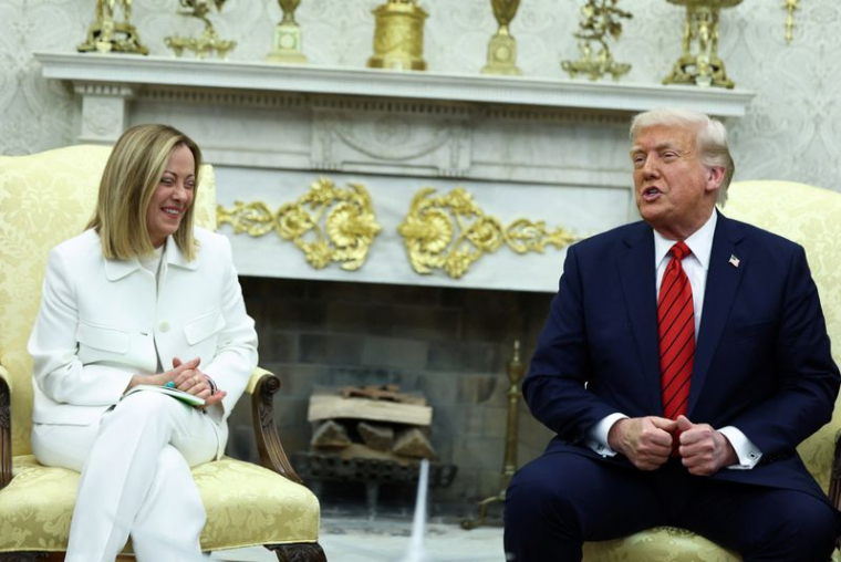 Trump et Meloni confiants sur un accord commercial USA-UE