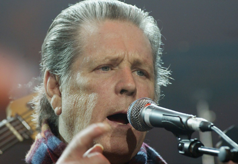 Brian Wilson, cofondateur des Beach Boys, en concert à Paris, le 14 mars 2004 ( AFP / PIERRE ANDRIEU )