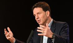 Le président du Medef Geoffroy Roux de Bézieuxn le 18 janvier 2023, à Paris. ( AFP / BERTRAND GUAY )