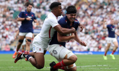 Hugo Auradou du XV de France marque leur deuxième essai