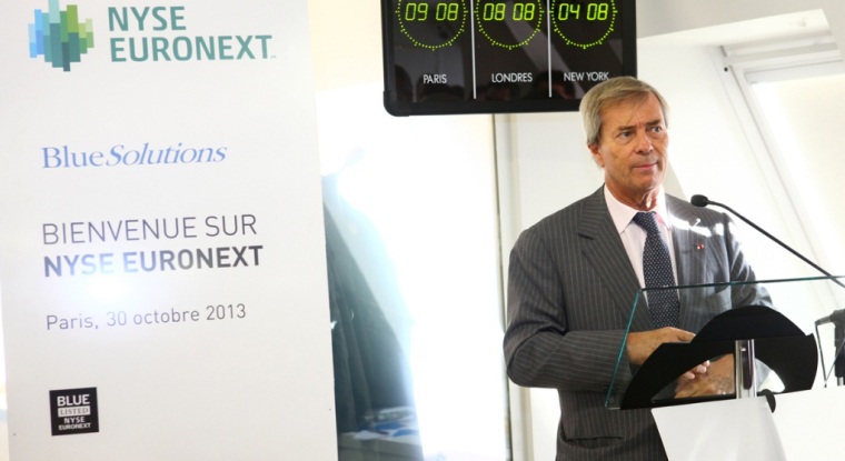 Le titre Blue Solutions avait été introduit à 14,50 euros en 2013. (© Euronext)