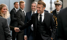 Emmanuel Macron à Copenhague, le 2 octobre 2025. ( AFP / SERGEI GAPON )