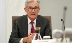 Le président de la Réserve fédérale, Jerome Powell, lors d'un événement à Washington