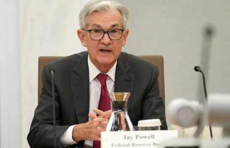 Le président de la Réserve fédérale, Jerome Powell, lors d'un événement à Washington