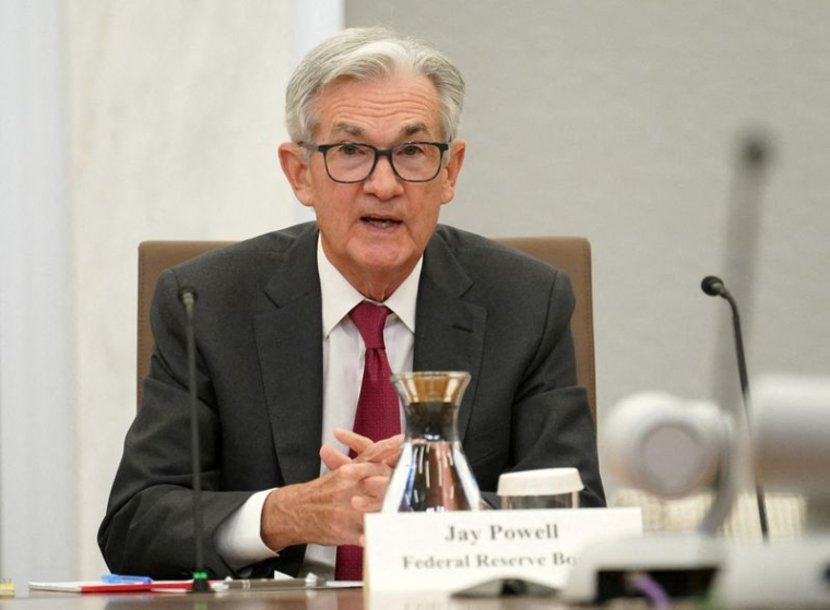 Le président de la Réserve fédérale, Jerome Powell, lors d'un événement à Washington