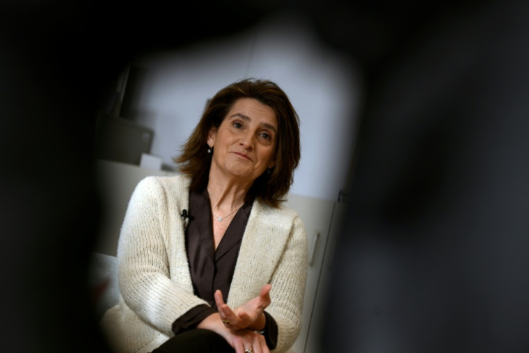 Teresa Ribera, vice-présidente de la Commission européenne, le 30 janvier 2026 à Bruxelles ( AFP / Nicolas TUCAT )