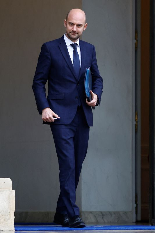 Réunion hebdomadaire du cabinet au Palais de l'Elysée à Paris