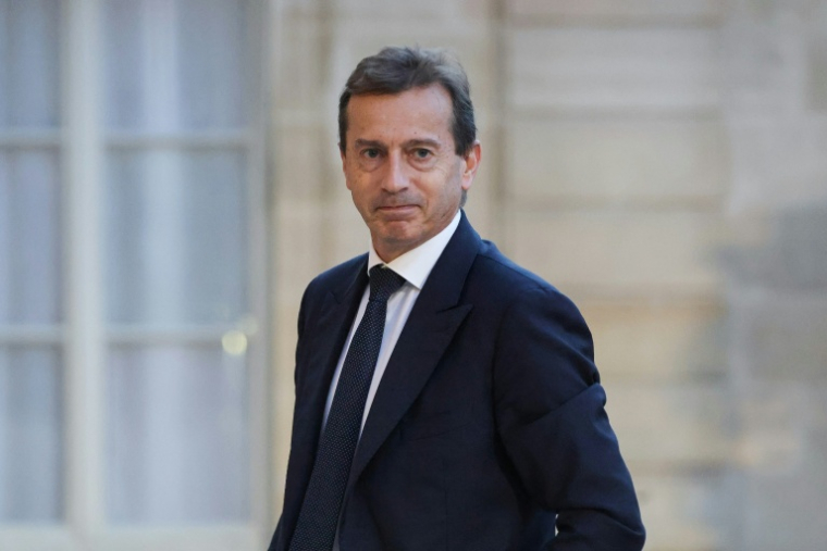 Le patron d'Airbus Guillaume Faury à Paris le 10 septembre 2026 ( AFP / Ludovic MARIN )