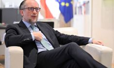 Le ministre autrichien des Affaires étrangères Alexander Schallenberg