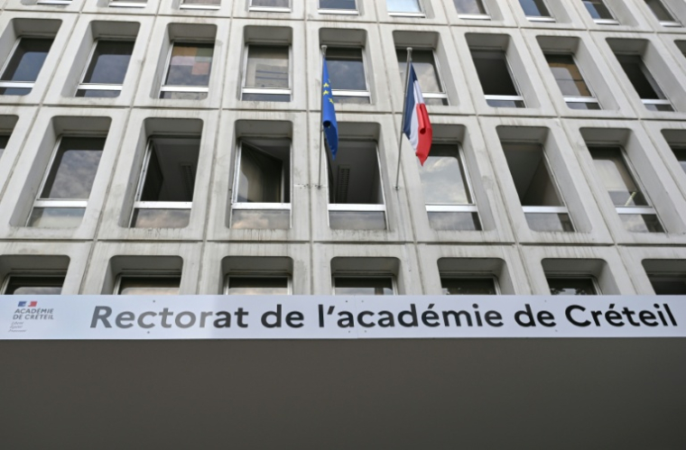 Le siège du rectorat de l'académie de Créteil, le 23 août 2022 ( AFP / Bertrand GUAY )