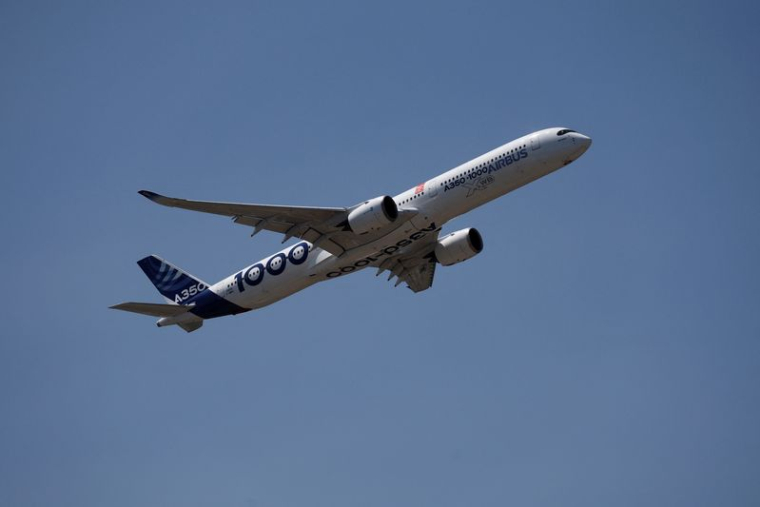 Un Airbus A350-1000 au salon du Bourget