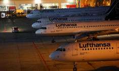 Des avions de Lufthansa à l'aéroport de Francfort