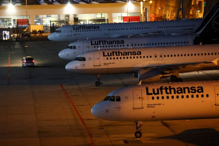 Des avions de Lufthansa à l'aéroport de Francfort
