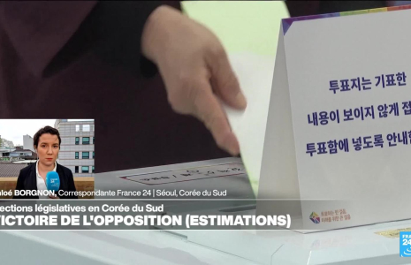 Législatives en Corée du Sud : l'opposition accroît sa majorité, selon les estimations