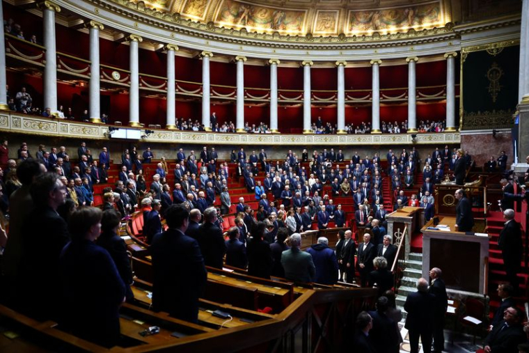 Questions au gouvernement à l'Assemblée nationale à Paris