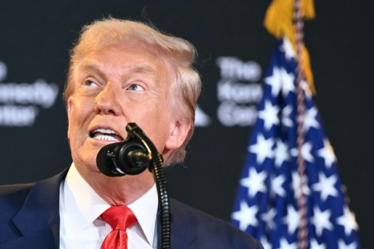 Le président américain Donald Trump au Centre Kennedy à Washington le 13 août 2025 ( AFP / Mandel NGAN )