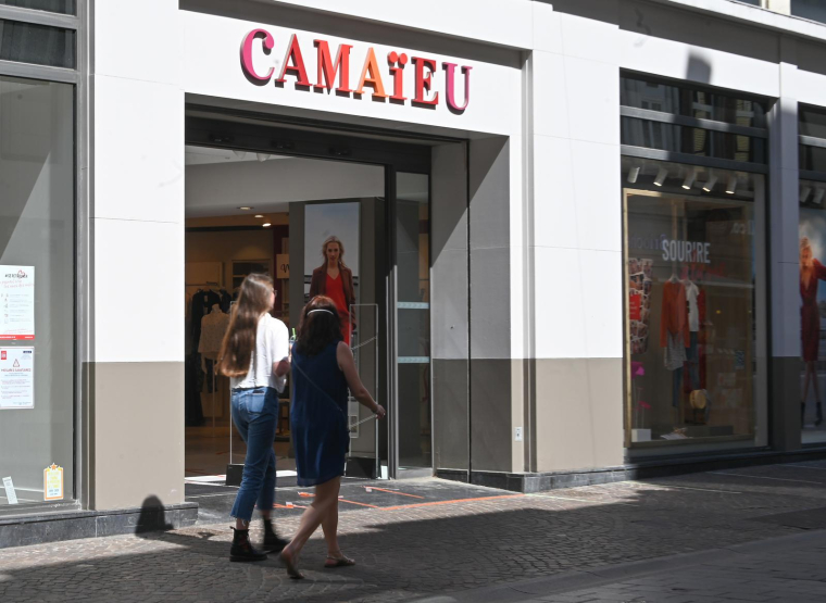 Un magasin de l'enseigne de prêt-à-porter Camaïeu à Lille en 2020. ( AFP / DENIS CHARLET )