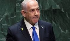 Le Premier ministre israélien Benjamin Netanyahu au siège de l'ONU à New York