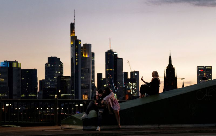 Vue de la ville de Francfort, en Allemagne