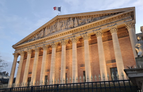 L'Assemblée nationale, à Paris. (Crédits: L. Grassin)