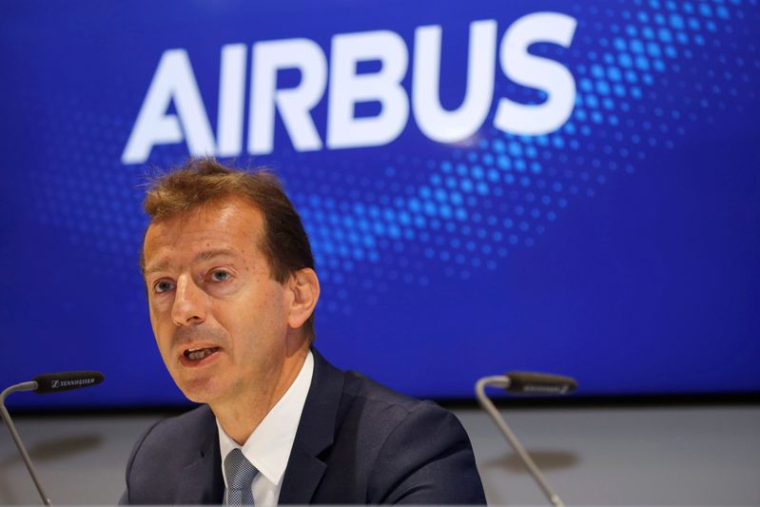 Le directeur général d'Airbus Guillaume Faury