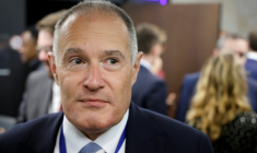 L'eurodéputé RN Fabrice Leggeri, ancien directeur de Frontex, à Paris le 14 septembre 2024 ( AFP / Ludovic MARIN )