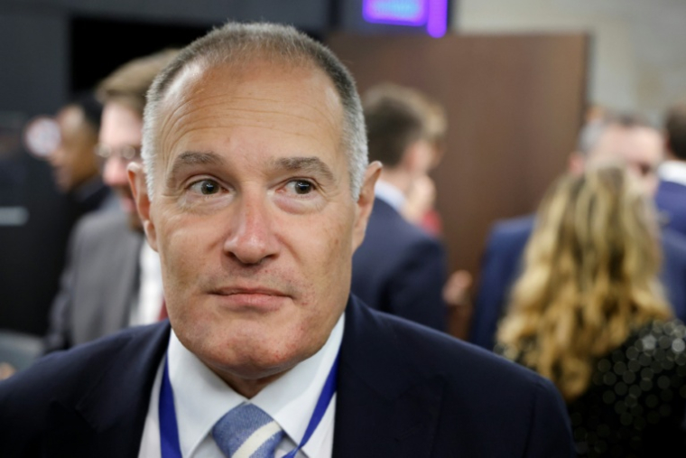L'eurodéputé RN Fabrice Leggeri, ancien directeur de Frontex, à Paris le 14 septembre 2024 ( AFP / Ludovic MARIN )