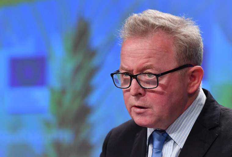Le commissaire à l'Agriculture, Janusz Wojciechowski le 23 mars à Bruxelles. ( AFP / JOHN THYS )