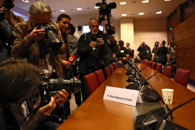 A Paris le 20 mai 2025. ( AFP / ANNE-CHRISTINE POUJOULAT )