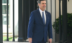 Le patron de la CIA, John Ratcliffe, le 13 juillet 2026 à Washington ( AFP / SAUL LOEB )