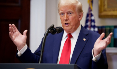 Donald Trump, le 21 janvier 2025, à Washington DC ( GETTY IMAGES NORTH AMERICA / ANDREW HARNIK )