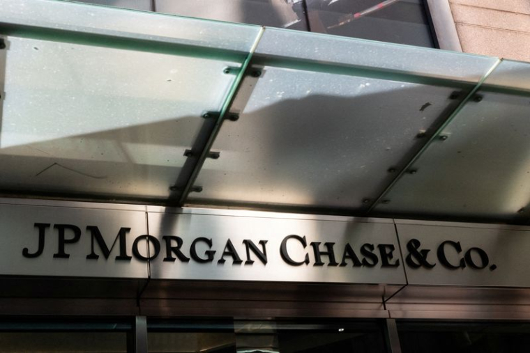 La banque JPMorgan Chase est vue à New York