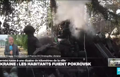 Guerre en Ukraine : les habitants fuient Pokrovsk